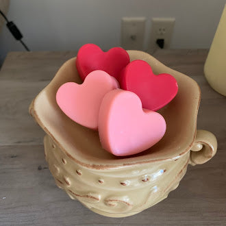 Heart Shaped Personalized Candles (10 peices)