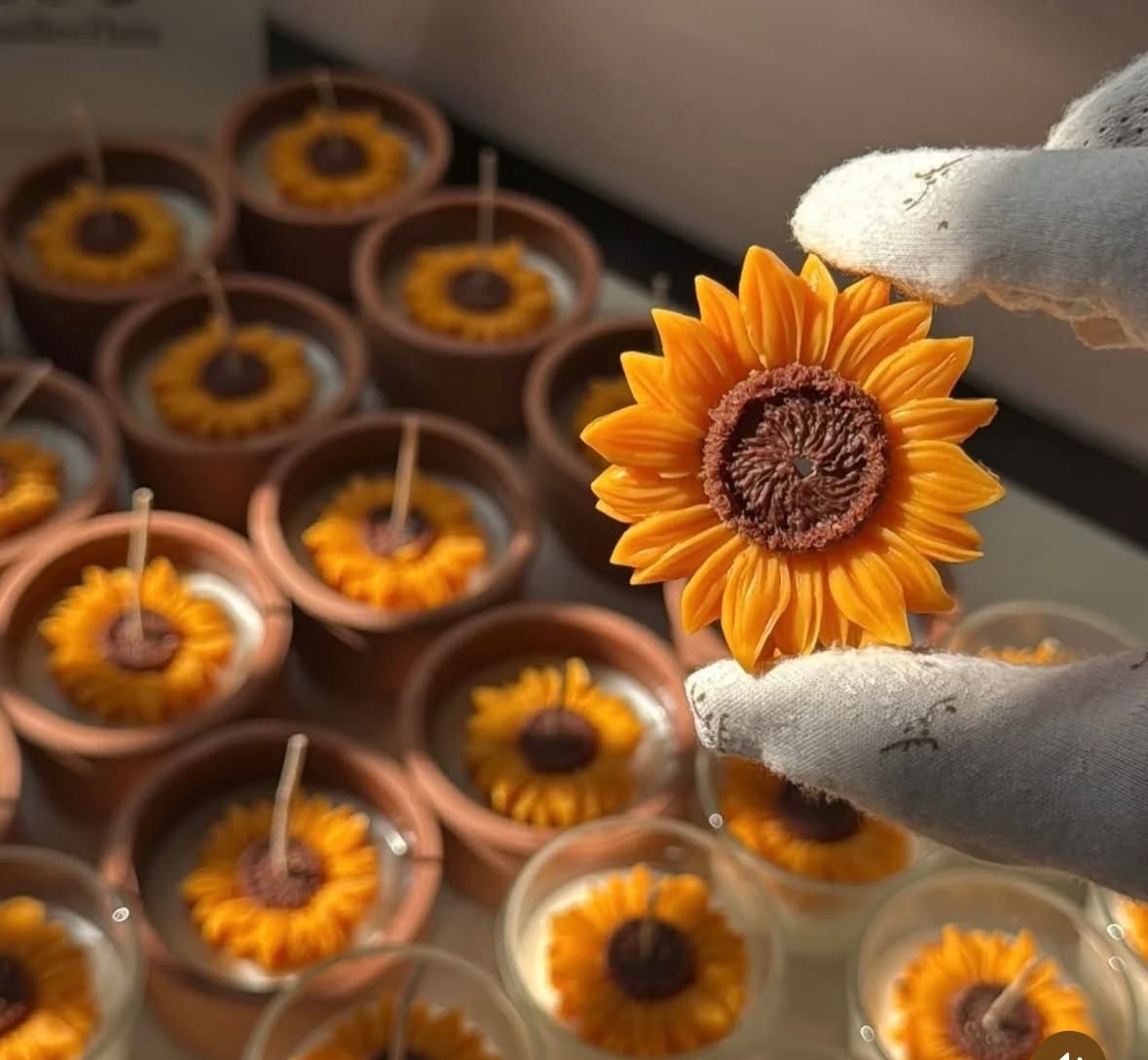 Sunflower Floating Candle – Brighten Your Space with Blooming Warmth | CustomVilla