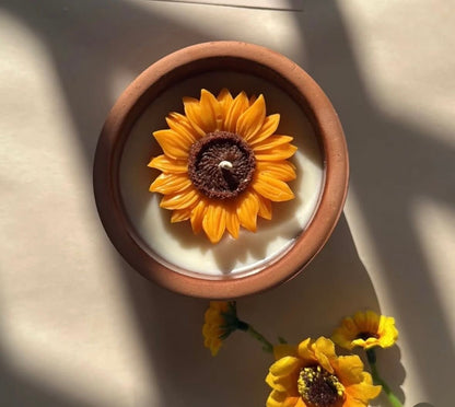 Sunflower Floating Candle – Brighten Your Space with Blooming Warmth | CustomVilla