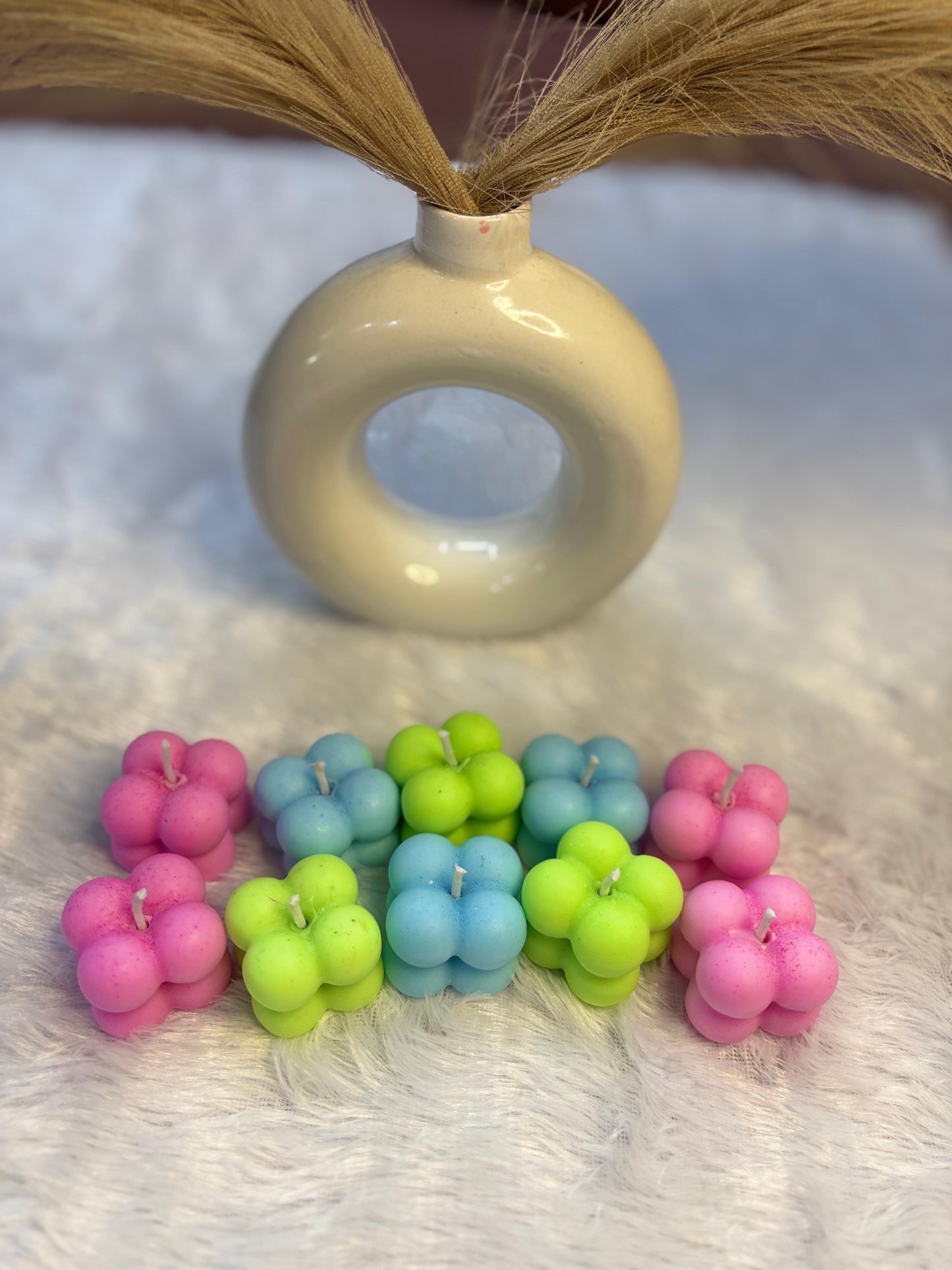 Mini Bubble Candles – Aesthetic Home Décor & Gifts | CustomVilla | (5 Pieces)
